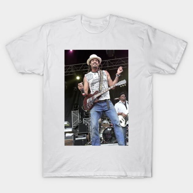 Michael Franti Photograph T-Shirt by Concert Photos